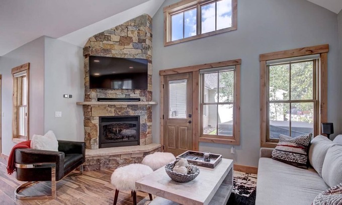 Historic District House | Main Street Retreat: Spacious 2BR townhome in Breckenridge with views, sleeps up to 8 guests.