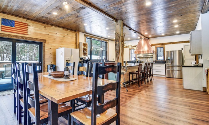 Bryant Pond House | Maine Home w/Hot Tub & Snowmobile Trail Access!