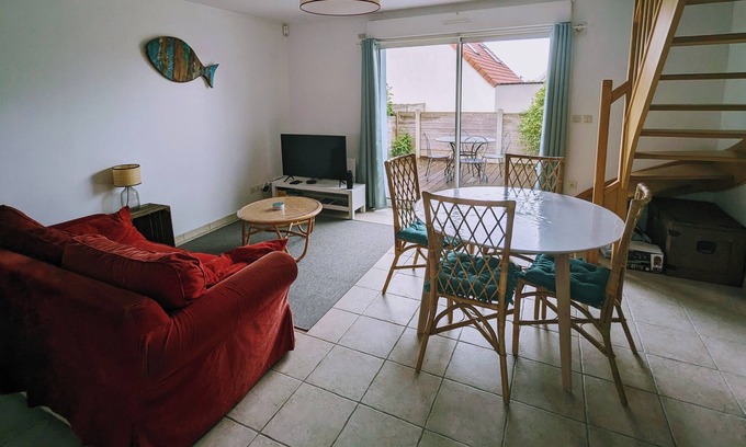 Audresselles House | Maison à 300 m de la Plage, Avec 2 Chambres et une Terrasse