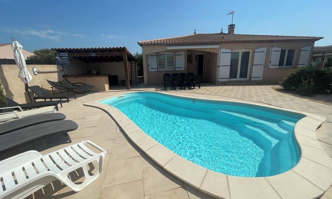 Vendres House | Maison Avec Piscine à 8 mn des Plages