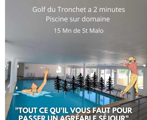 Le Tronchet Resort | maison avec piscine