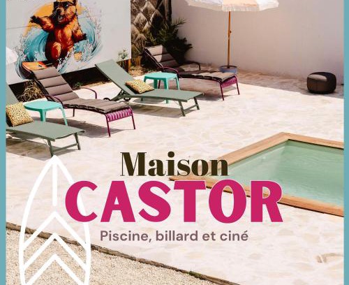 Mimizan Villa | Maison Castor, balnéo et billard chez Ivona Vacances