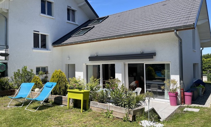 Le Bourget-du-Lac House | Maison Centre Bourget du lac à 3 Minutes de la Plage en Voiture
