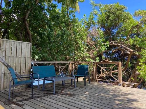 Le Robert House | Maison confortable avec jardin au Robert, 40 m², climatisation