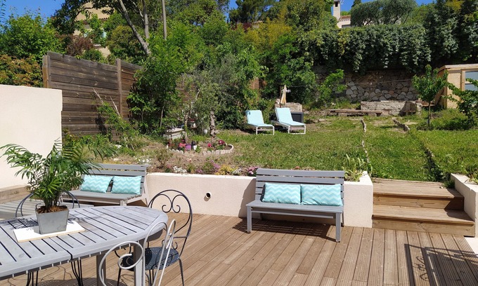 Sud House | Maison Cosy Jardin Climatisation aix Centre 3 Chambres - Parking Gratuit