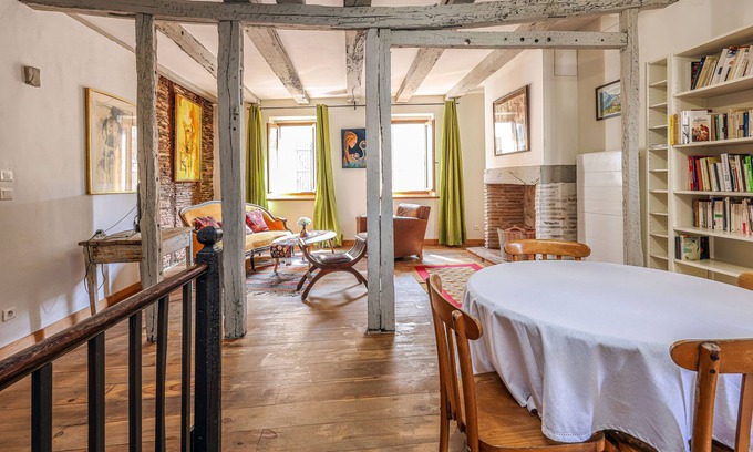 Castelnau-de-Montmiral House | Maison de charme - au cœur du village - Terrasse