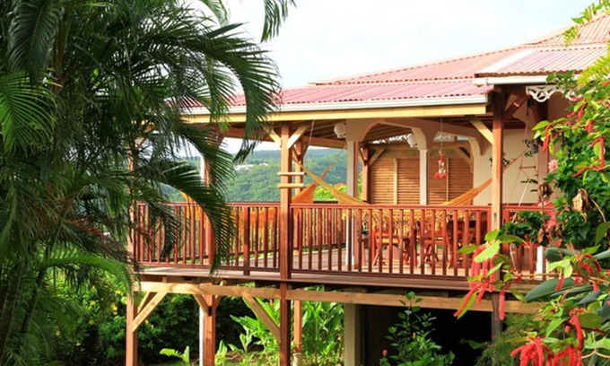Deshaies House | Maison de 3 chambres a Deshaies a 500 m de la plage avec vue sur la mer jardin clos et wifi