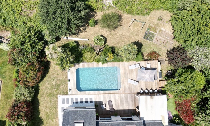 Ploeren House | Maison de Campagne Avec Grande Terrasse/piscine