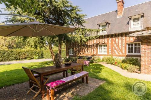 Annebault House | Maison de charme à Annebault avec jardin clôt et barbecueA
