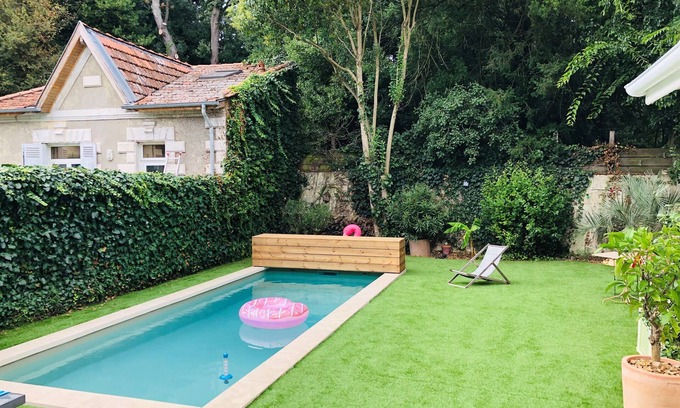 Grand Parc-Paul Doumer House | Maison de Charme Avec Jardin Piscine Coeur de Bordeaux