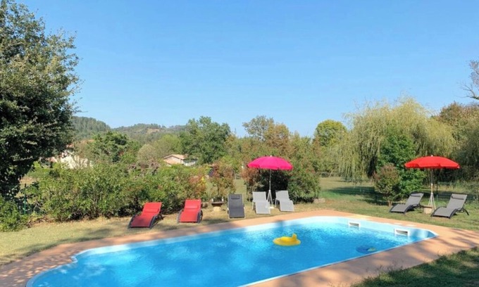 Jaujac House | MAISON DES SOURCES JAUJAC 4* 7CH SWIMMING POOL PARC ARBORE