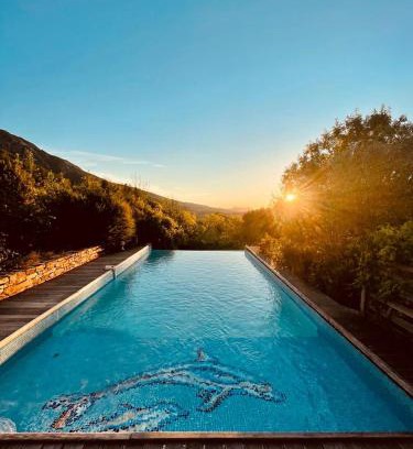 Saint-Martin-de-l'Arcon House | Maison du Caroux, with a pool with an amazing view