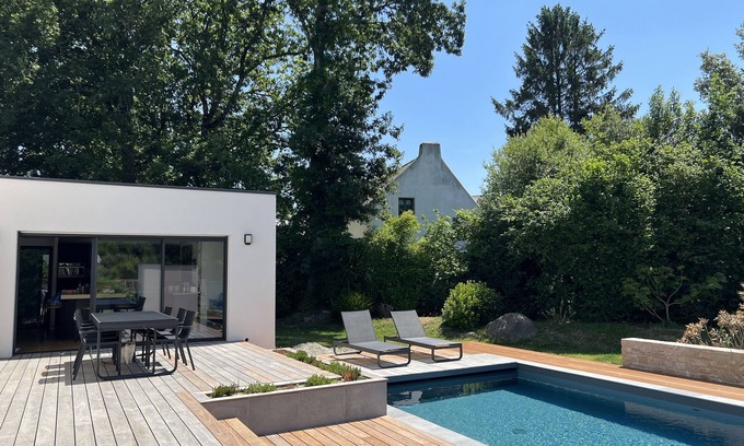 Arradon House | Maison Familiale Avec Piscine 5mn de la mer