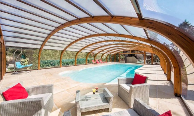 Bois-Normand-Pres-Lyre Cottage | Maison Individuelle Avec Piscine Privée Chauffée