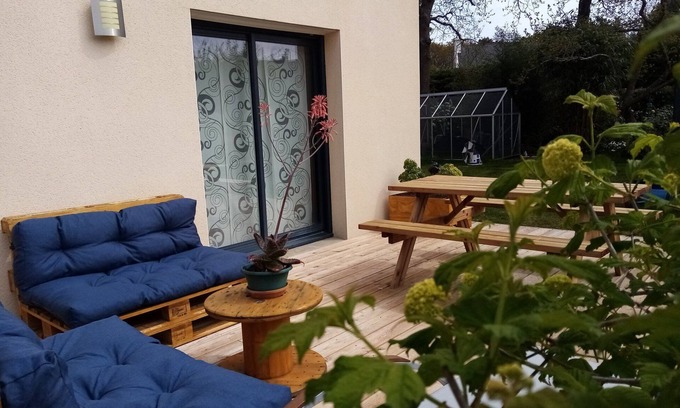 Plobannalec-Lesconil House | Maison Individuelle Récente Dans Résidence Proche Océan