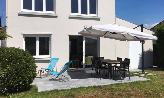 Cucq House | Maison Individuelle à 100 Mètres du Touquet , Jardin ,ménage Inclus