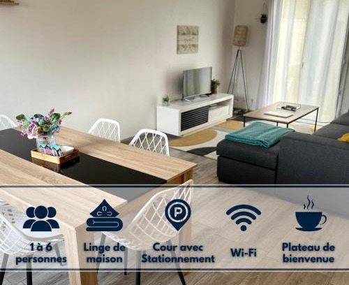 Sainte-Savine Apartment | Maison Mitoyenne avec cour + parking
