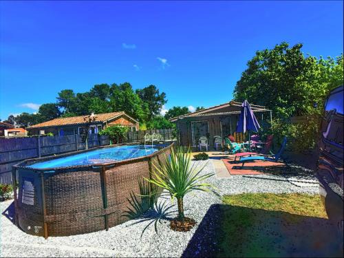 Linxe House | MAISON PISCINE PRIVEE 4a5 PERS9 & 11 KMs DES PLAGES OCEANES ET DU LAC
