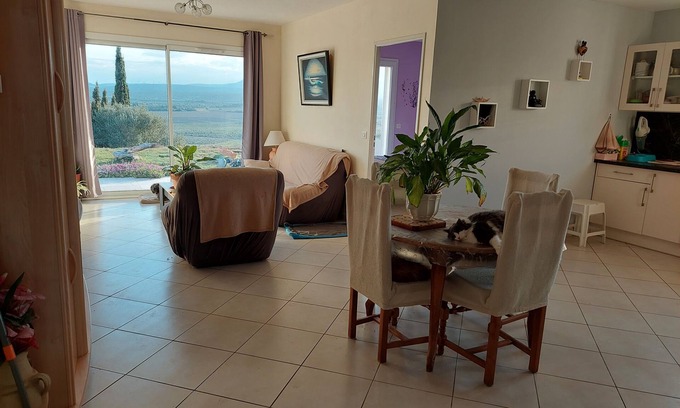La Palme House | Maison Sans vie a vie vue sur les Corbières 5 km de la mer 75 de L'espagne