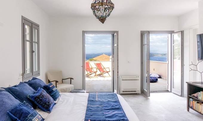 Spetses Villa | Maison Suisse with sea view in Spetses town-