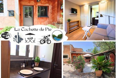 Entrechaux Apartment | Maisonnette - WIFI - TERRASSES - LOCAL VÉLO - ANIMAUX PAYANTS