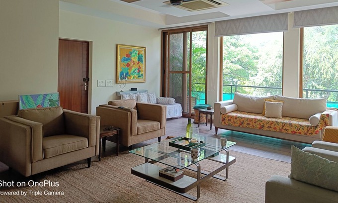 Okhla Apartment | Majestic Home with Serene Aura in South Delhi