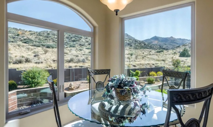 Foothills South House | Majestic Mountain Escape-hike trails from backyard