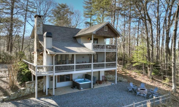 Blue Ridge House | Majestic Mountain Retreat with Hot Tub & Mtn Views