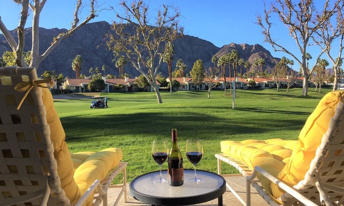 La Quinta Condo | ❤️Majestic Mountains & Tranquil Golf Views❤️Pool✦Spa✦BBQ✦King Beds✦Patios✦Dogs Ok✦