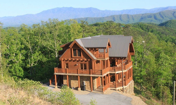 Pigeon Forge Cabin | Majestic Mountaintop Retreat - Incredible Views, Unmatched Luxury