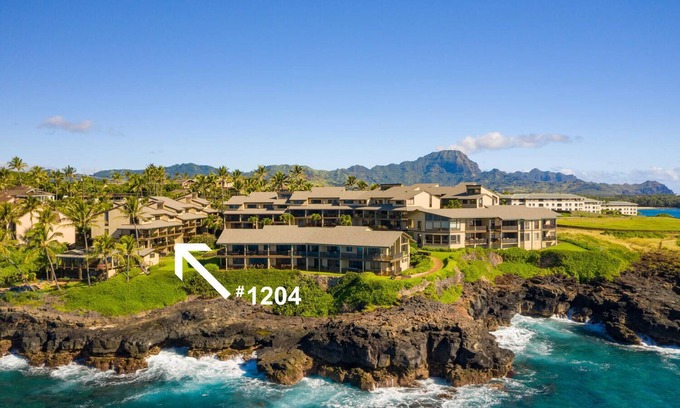 Poipu Condo | Makahuena 1204 AC Parital Ocean View, Single Story