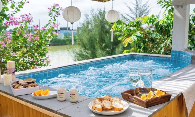Cam Chau Villa | Man Villa | Sunset Outdoor Jacuzzi 8min to Oldtown