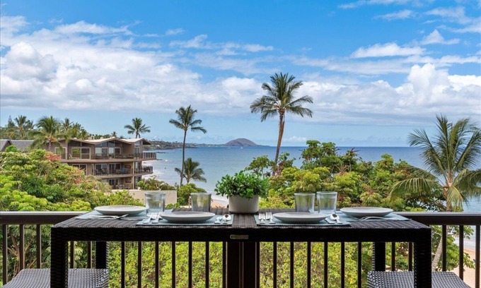 Kihei Condo | Mana Kai 412: Oceanview 2bd/2ba Condo Beach Access at Exclusive Kihei Resort