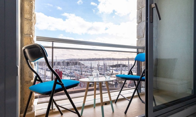 Saint-Cast-le-Guildo Apartment | Marée Tropicale - vue mer
