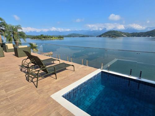 Ponta do Sape House | Maravilhosa casa linear 5 suítes em Angra