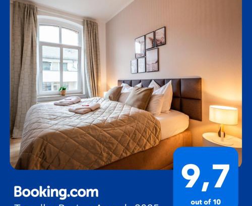 Gera Apartment | maremar - Ideal für Familien - Boxspringbett - Zentral - vollausgestattete Küche - Waschtrockner - Spielecke