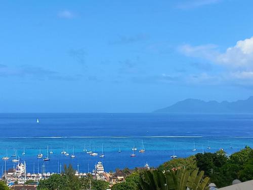 Punaauia Apartment | MARINA BLUE fabuleux Appartement vue LAGON
