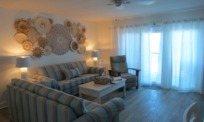 Biltmore Beach Condo | Mariner East - 4th floor beachfront condo, sleeps 6, family complex