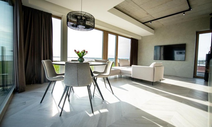 Klaipeda District Municipality Apartment | MARINIS Luxury Apartments - Svencelės Vėjai - 1st line by the Lagoon