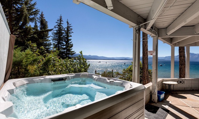 Zephyr Cove House | Marla Bay Lakefront Escape with Game Room and Private Hot Tub, Sleeps 10