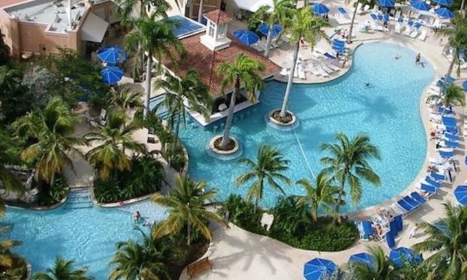 Rye Apartment | Marriott’s Aruba Surf Club 2 bedroom villa with ocean view