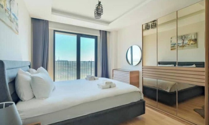 Basaksehir Apartment | Mars - Charming Modern 2BR Apt w/ Gym & Parking