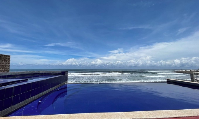 Playa San Blas House | Marshall Oceanfront Surf House - Infinity pool ocean view - 3 bedroom - AC Wifi