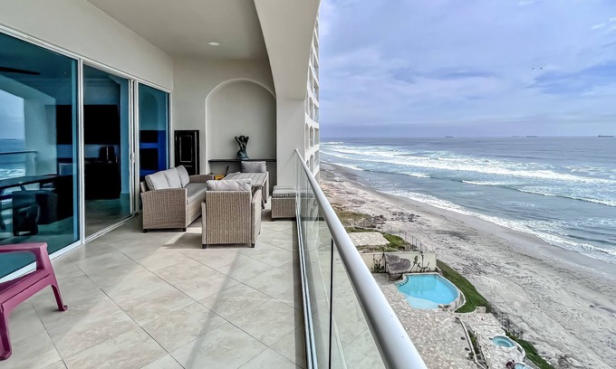 Rosarito Condo | MarYSo- Condo-BeachAccess-3BR-6th FLR-Rosarito