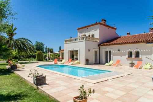 Argeles-sur-Mer House | Mas Picton chambres d'hôtes piscine jardin 10 min à pied de la mer