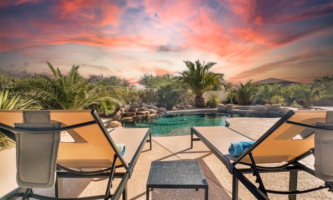Maricopa House | Massive Golf Course Home with Pool, Spa, Game Room, Yoga Room! Stay a While