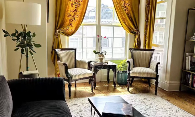 Inner Mission Apartment | Master Bedroom with Garden View and Private Bath