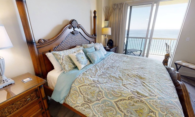 Panama City Beach Condo | Master Gulf View w/Free Beach Chairs! Free round of Golf & Activities Daily!