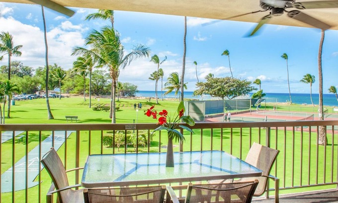 Kihei Condo | Maui Sunset Direct Ocean View with XL Lanai