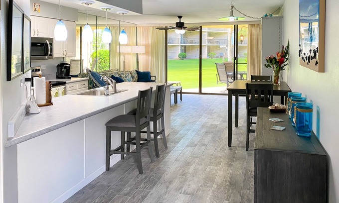 Kihei House | Maui Sunset Resort A102 - Aloha Mai, Remodel, Ground floor, 1BR/2BA, Sleeps 5, A